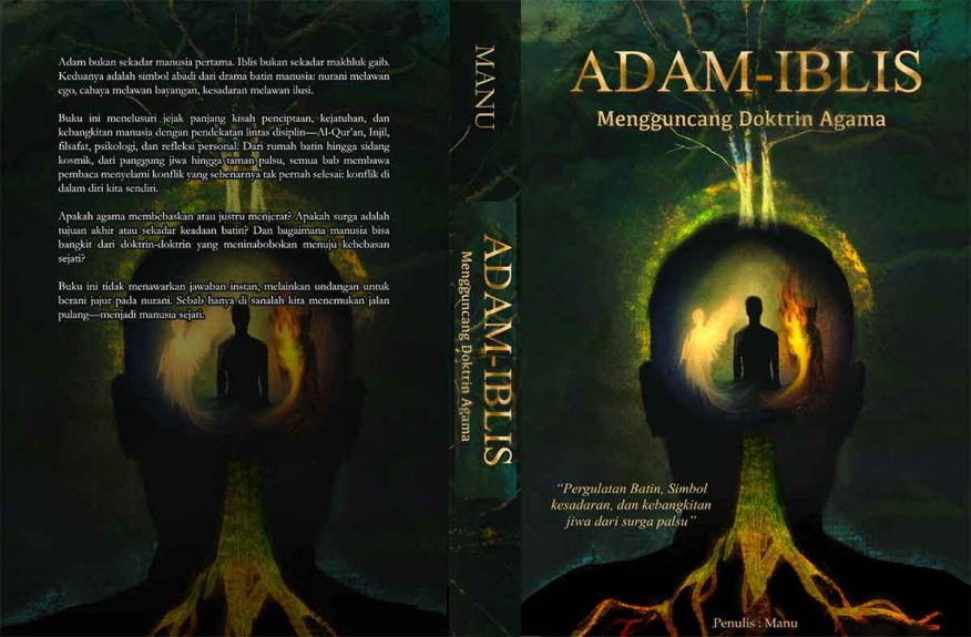ADAM&ndash;IBLIS: Mengguncang Doktrin Agama, Pergulatan Batin, Simbol Kesadaran, dan Kebangkitan Jiwa dari Surga Palsu